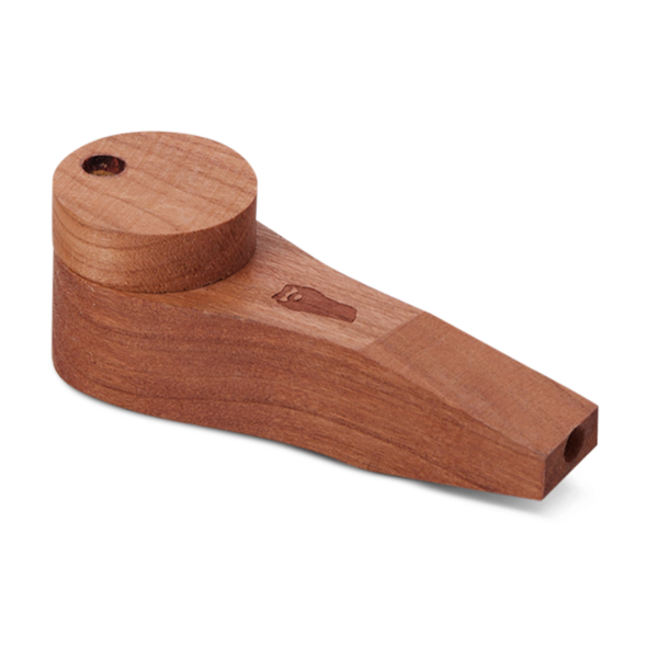 Bearded Circle Wood Pipe with Lid - Image 5