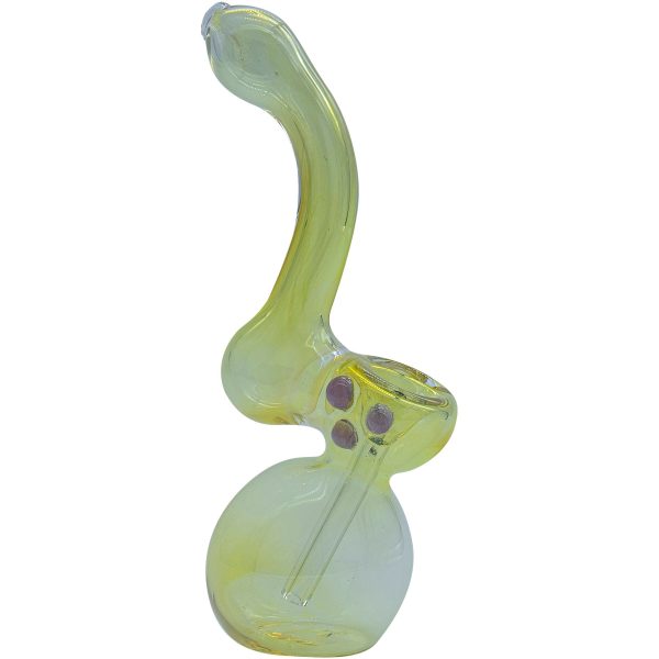 LA Pipes "Silver Sherlock" Fumed Sherlock Bubbler Pipe (Various Colors) - Image 6