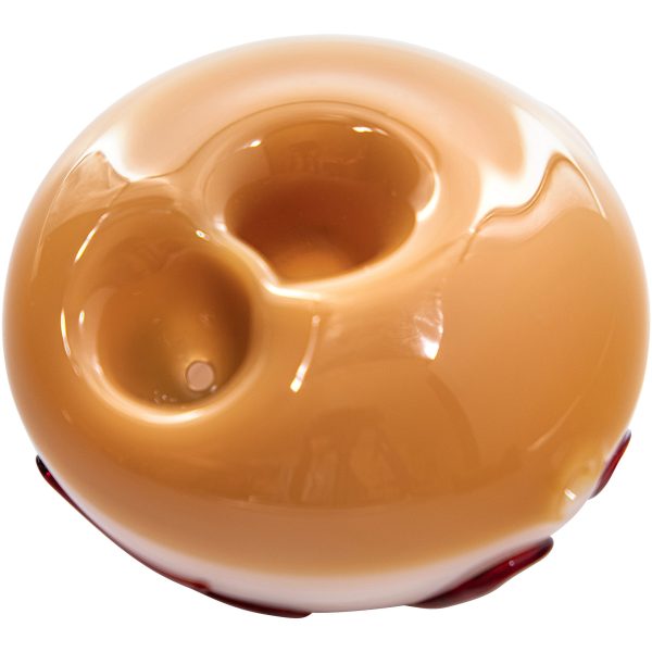 LA Pipes "Frosted Donut" Glass Pipe - Image 10
