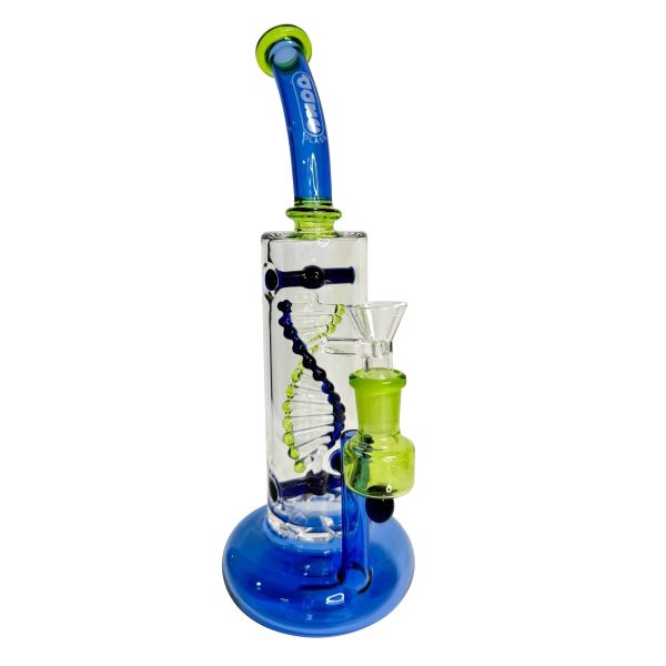 Daze Glass - 2nd Gen Spinning DNA & Turbine Perc Glass Water Pipe - Image 4