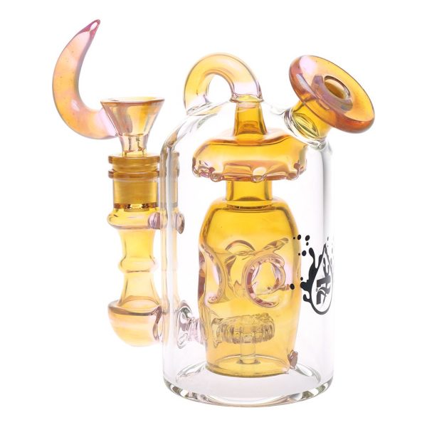 Pulsar Unholy Lantern Incycler Glass Water Pipe - 6" / 14mm F / Colors Vary - Image 2