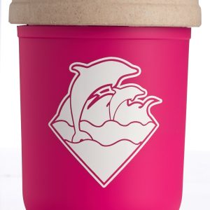 RE:STASH JAR 8oz Pink Dolphin "Waves Puff"  (+Re:vider & Boveda)