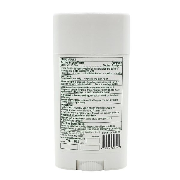 CannaRelief 2000mg Pain Relieving Balm | Carolina Cannabis Creations - Image 2