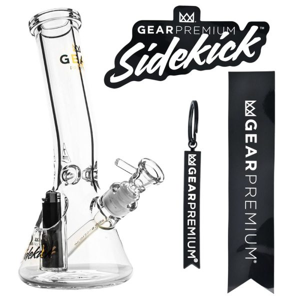 Gear Premium Sidekick Laid Back Glass Beaker Water Pipe | 12" - Image 5