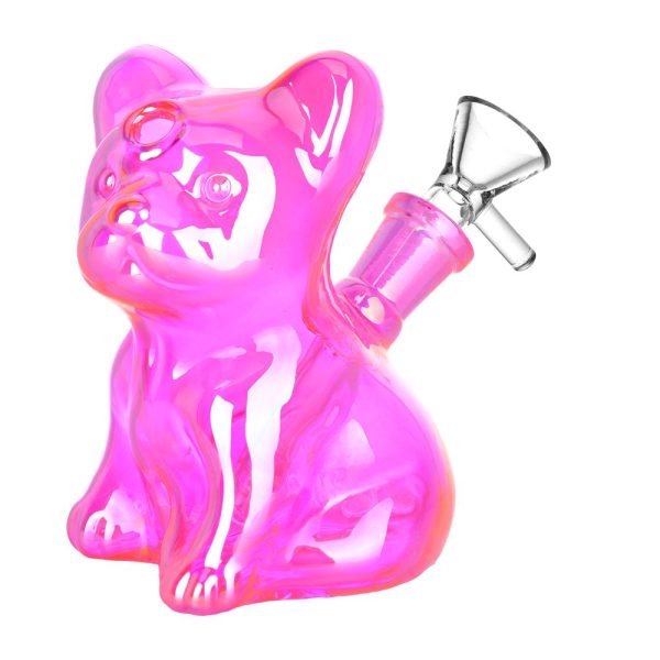 French Bulldog Glass Water Pipe - 4.25" / 14mm F - Image 4