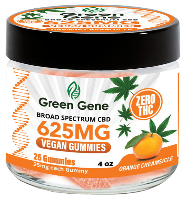 Green Genie CBD Vegan Pectin Infused Gummies w/ B12 Vitamins (625MG - 2500MG) - Image 2