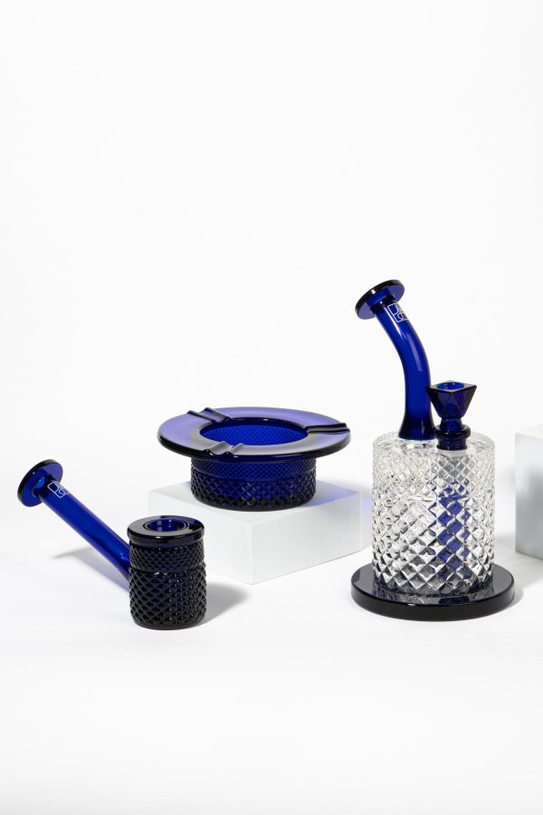Twenties Collection Water Pipe | Cobalt - Image 9