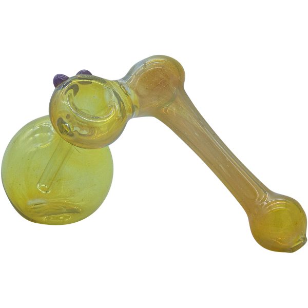 LA Pipes "Silver Sidecar" Fumed Hammer Sidecar Pipe (Various Colors) - Image 5