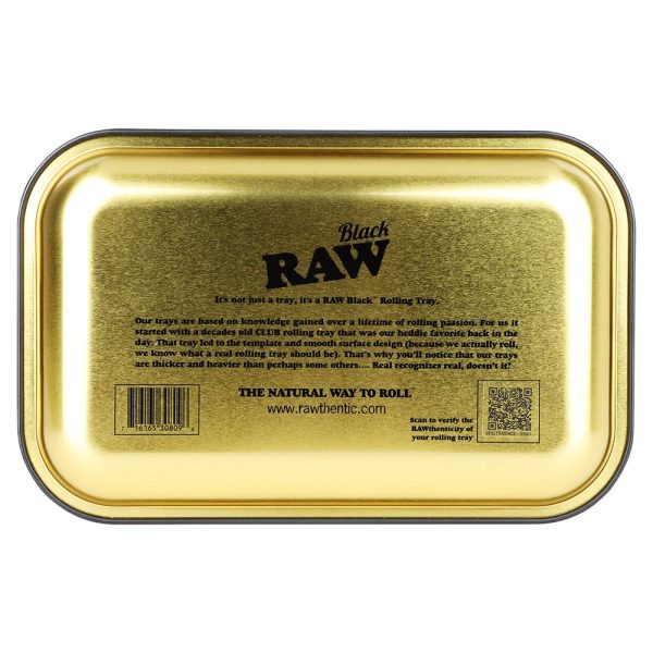 RAW Black Cone Monster Metal Small Rolling Tray - 11"x7" - Image 3