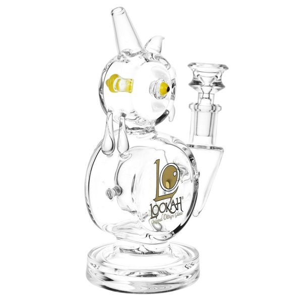 Lookah Glass Rooster Water Pipe | 7.5" | 14mm F - Image 4