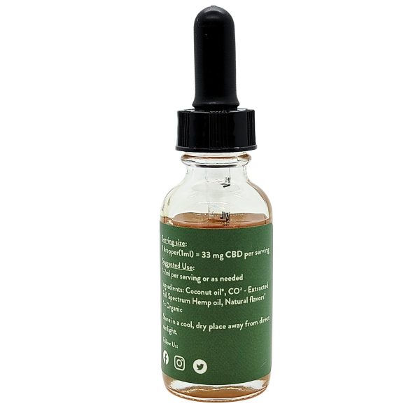 Full Spectrum 1000mg CBD tincture | Raspberry | Carolina Cannabis Creations - Image 2