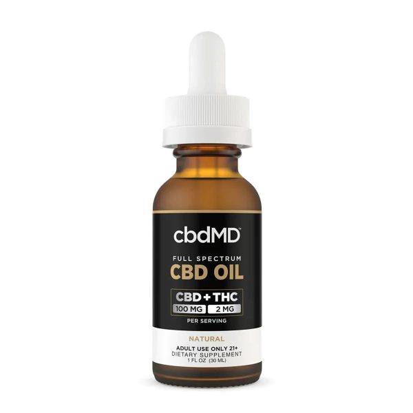 cbdMD Full Spectrum CBD Oil Tinctures - Natural - Image 5