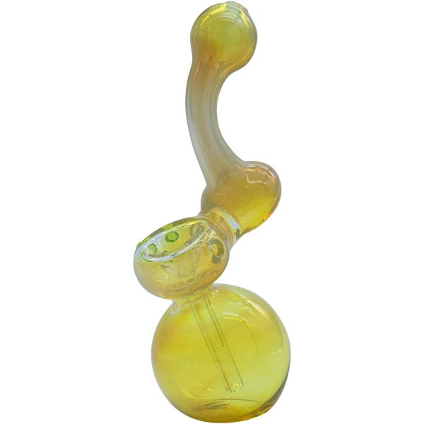 LA Pipes "Silver Sherlock" Fumed Sherlock Bubbler Pipe (Various Colors) - Image 3