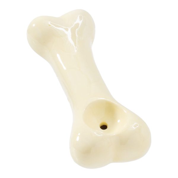 Wacky Bowlz Dog Bone Ceramic Hand Pipe - 3.75" - Image 3