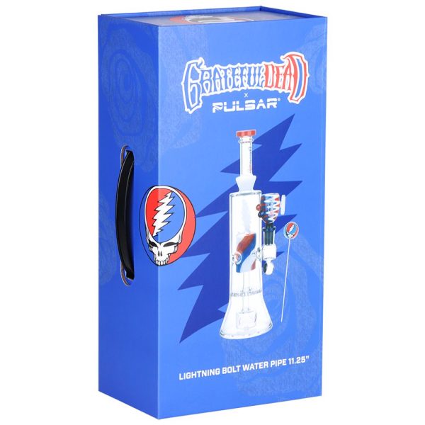 Grateful Dead x Pulsar Lightning Bolt Glass Water Pipe - Image 8
