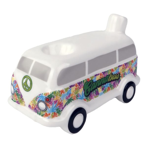 Wacky Bowlz Cannabus Ceramic Pipe - 4.5" - Image 2