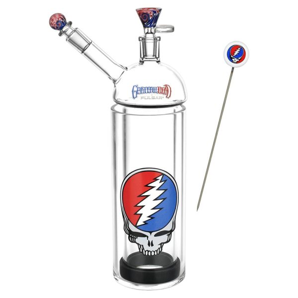 Grateful Dead x Pulsar Glass Gravity Waterpipe - 12.25" / 14mm F - Image 3