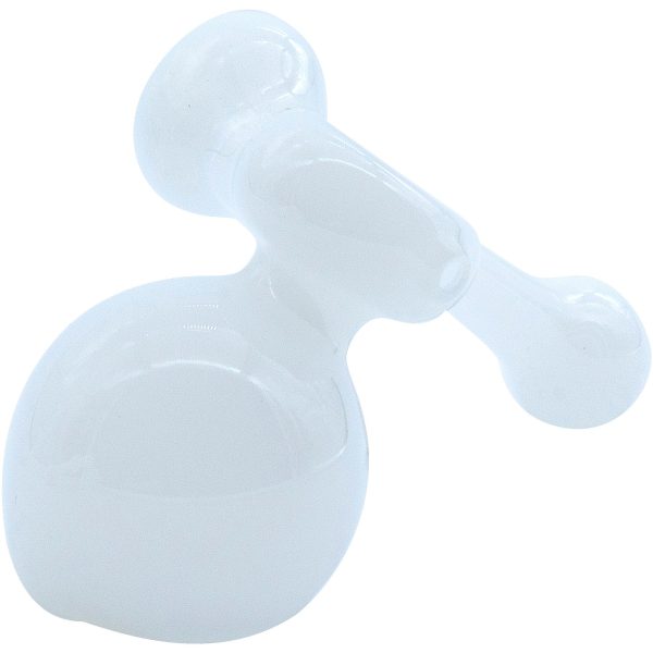 LA Pipes "Ivory Sidecar" Glass Sidecar Bubbler Pipe - Image 3