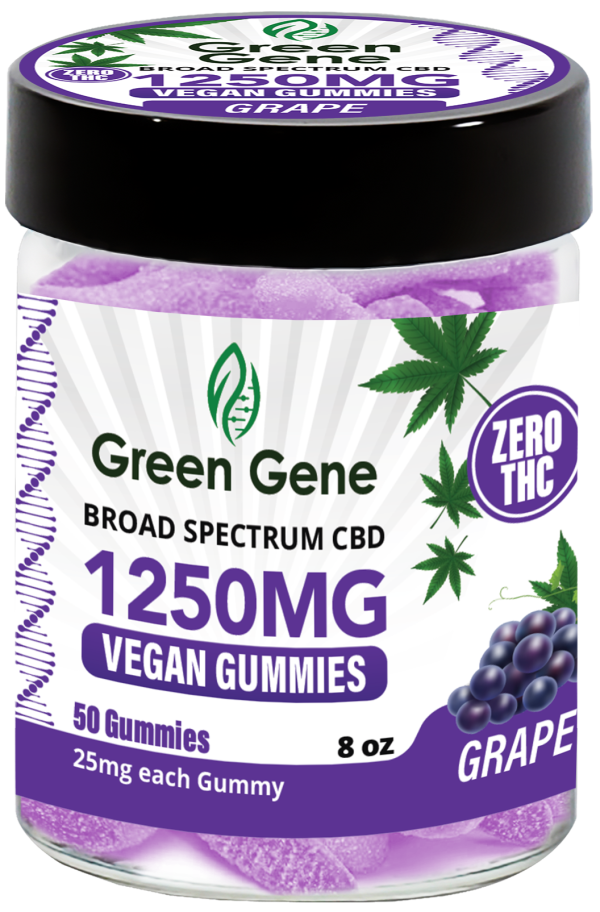 Green Genie CBD Vegan Pectin Infused Gummies w/ B12 Vitamins (625MG - 2500MG) - Image 7