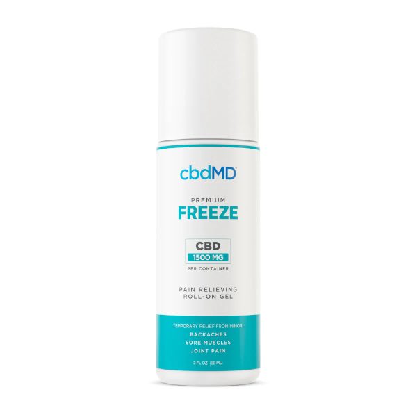 cbdMD CBD Freeze Pain Relief Roller w Menthol & Tea Tree Oil - Image 4