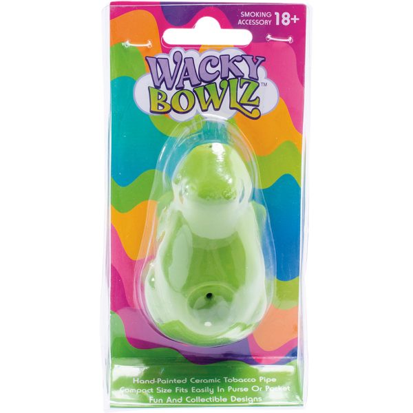 Wacky Bowlz Frog Ceramic Hand Pipe | 3.5" - Image 3