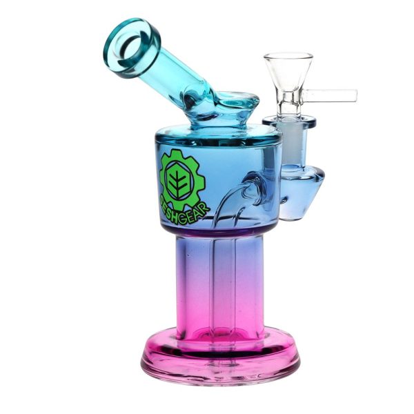 SeshGear Roboto Ombre Glass Water Pipe | 5.25" | 10mm F - Image 12