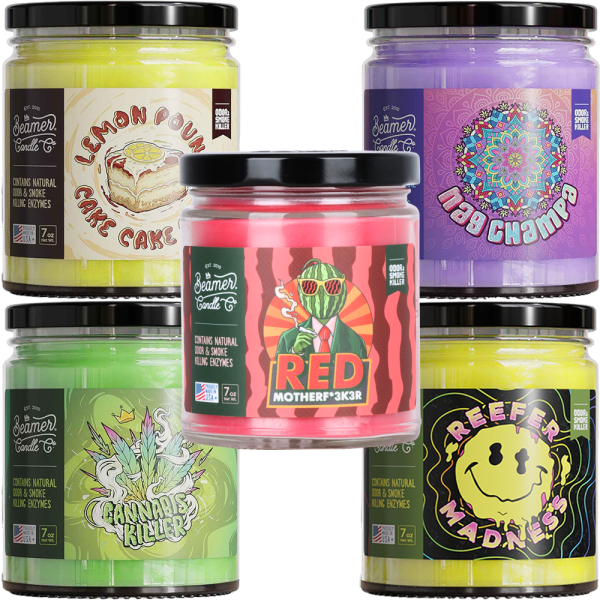 Beamer Candle Co. Odor & Smoke Killer Glass Jar Candle | 7oz - Image 2