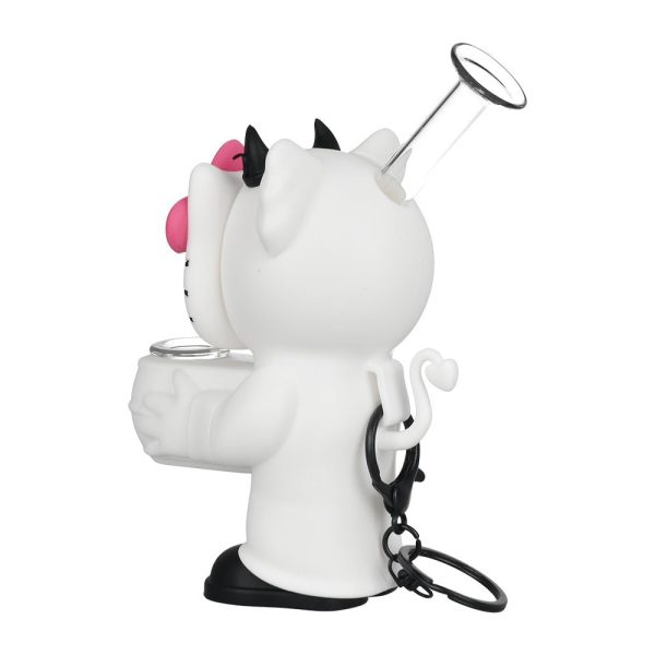 Hello Kitty Silicone Water Pipe - 5.5" / 2pc - Image 2