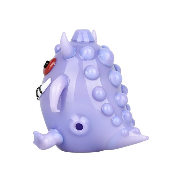 Alien Party Monster Glass Hand Pipe - 2.5" / Colors Vary - Image 3