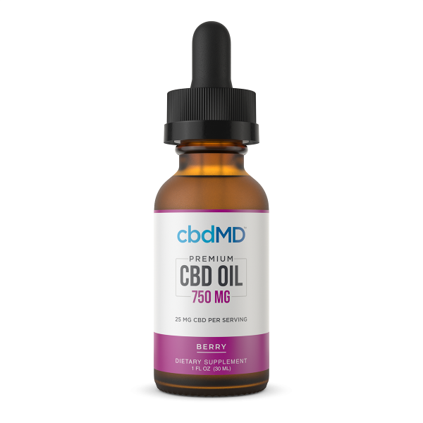 cbdMD Broad Spectrum CBD Drops - Berry Flavor - Image 2