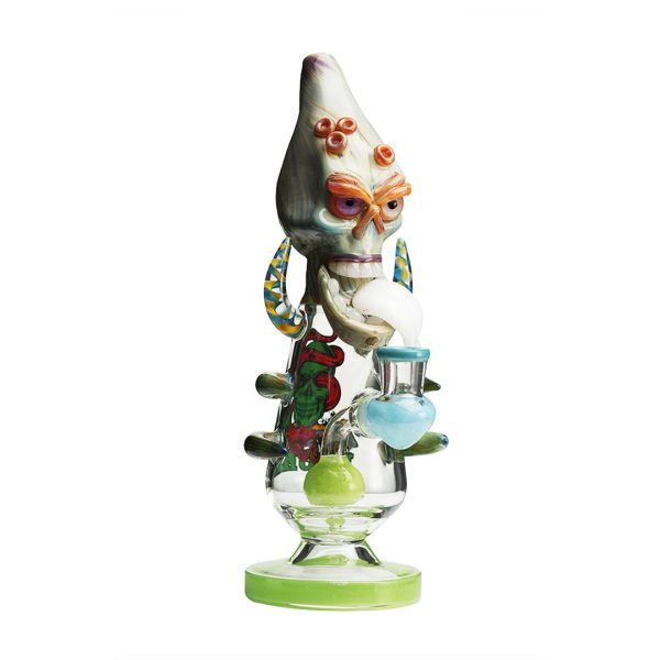 Lookah Glass 11" Cool Skull Bone Water Pipe - Image 5