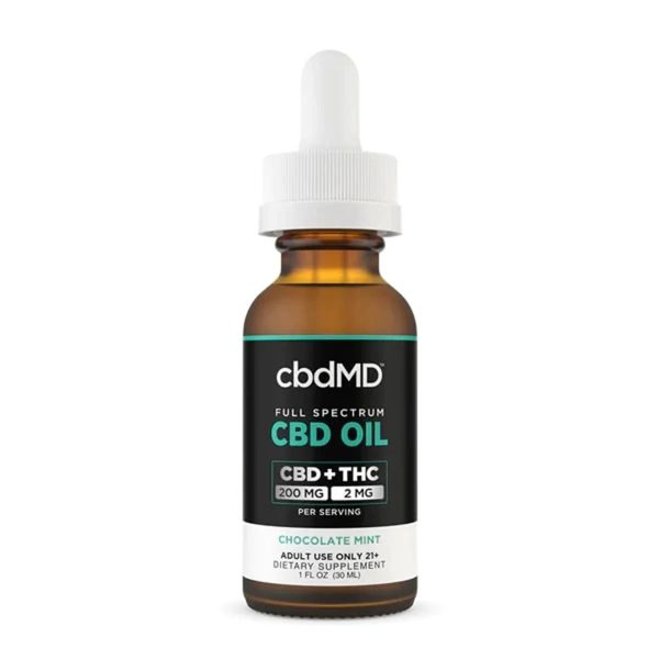 cbdMD CBD Tincture Drops - Chocolate Mint - Image 4