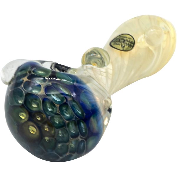 LA Pipes "The Hive" Honeycomb Color Changing Glass Pipe - Image 9