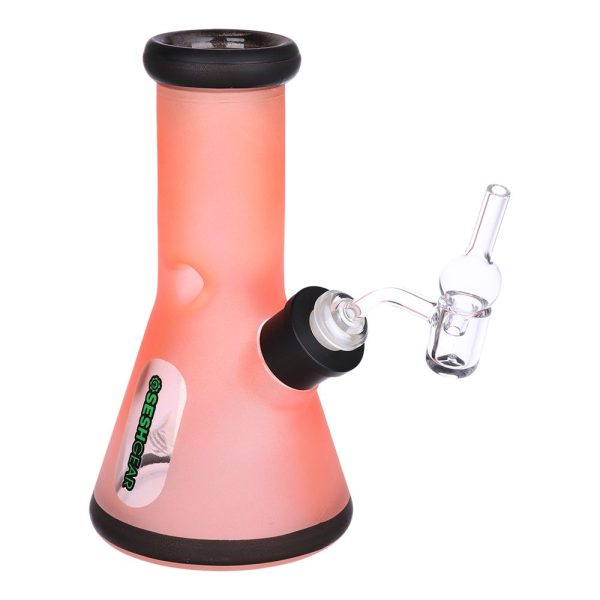 SeshGear Glass Beaker Water Pipe Smokers' Kit | 8" | 14mm F - Image 6