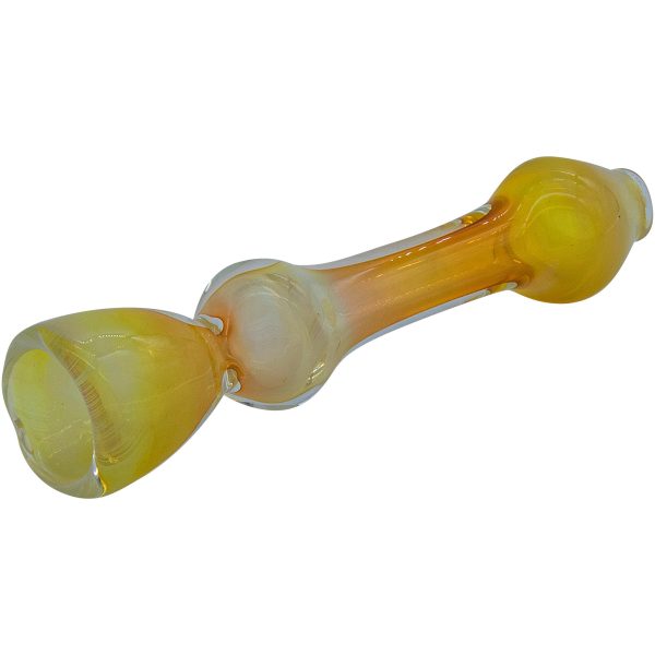 LA Pipes "Chill Fumes" Silver Fumed Chillum - Image 3