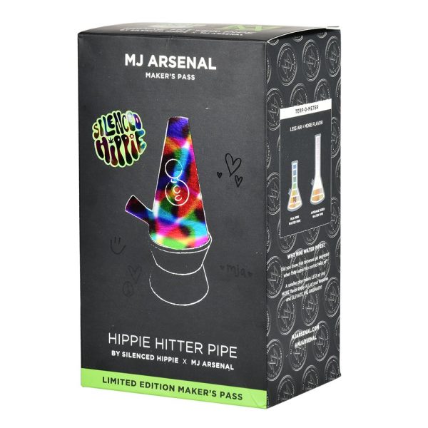 MJ Arsenal Hippie Hitter Glass Water Pipe - 8.75" / 14mm F / LE - Image 12