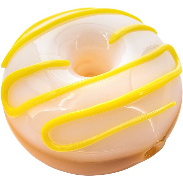 LA Pipes "Frosted Donut" Glass Pipe - Image 12