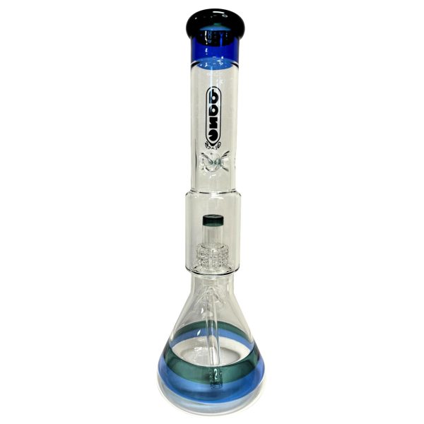 Daze Glass - Approx. 16 Striped Glass Water Pipe - Image 2