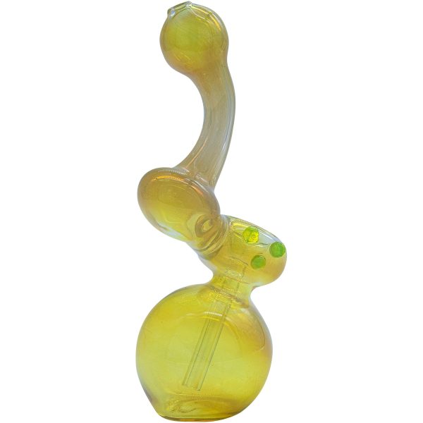 LA Pipes "Silver Sherlock" Fumed Sherlock Bubbler Pipe (Various Colors) - Image 5