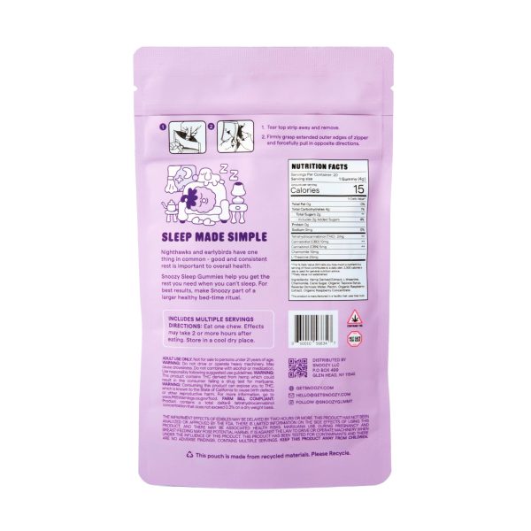 Snoozy Sleep With Benefits Microdose Gummies - Image 10