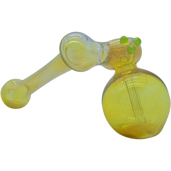 LA Pipes "Silver Sidecar" Fumed Hammer Sidecar Pipe (Various Colors) - Image 4