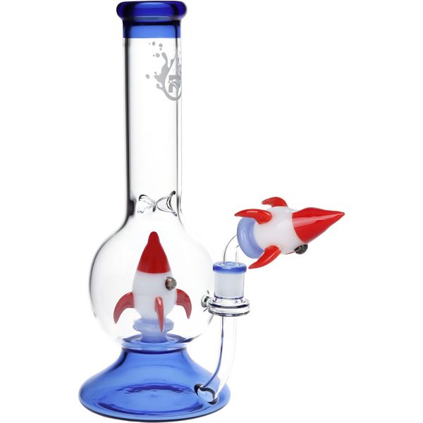 Pulsar Rocketship Glass Water Pipe - 12" / 14mm F - Image 3
