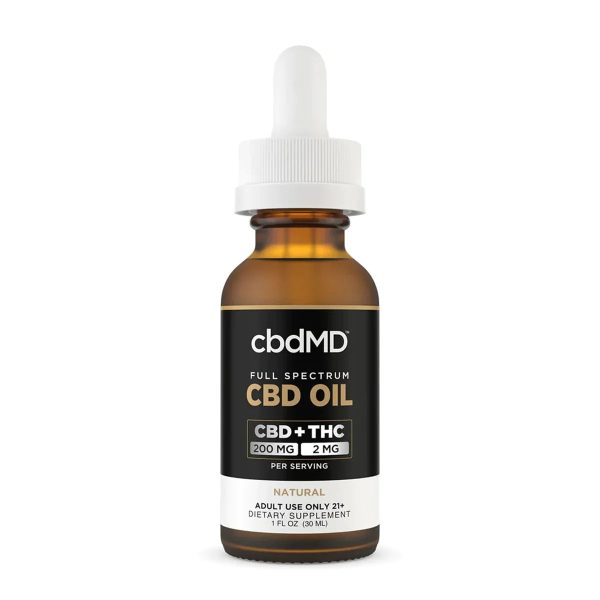 cbdMD Full Spectrum CBD Oil Tinctures - Natural - Image 6
