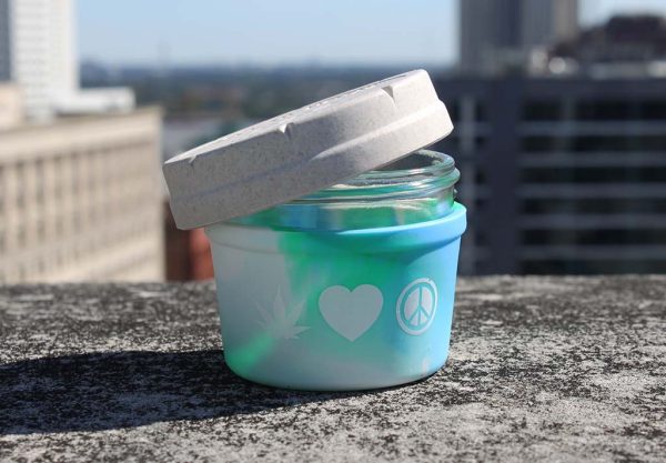 RE:STASH We'd Love Peace Ocean Tie-Dye 4oz jar - Image 6