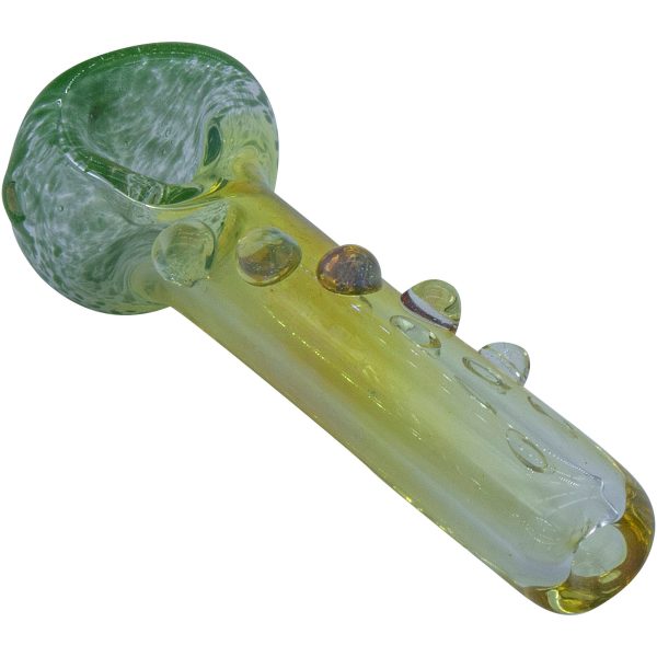 LA Pipes "Razorback" Silver Fumed Mini Spoon (Various Colors) - Image 3