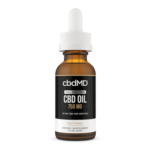 cbdMD Full Spectrum CBD Oil Tinctures - Natural - Image 3