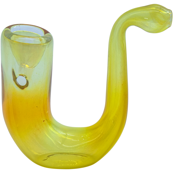 LA Pipes "Calabash" Fumed Glass Sherlock - Image 3