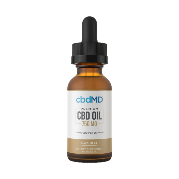 cbdMD Broad Spectrum CBD Oil Drops - Natural Flavor (750MG - 7500MG) - Image 4