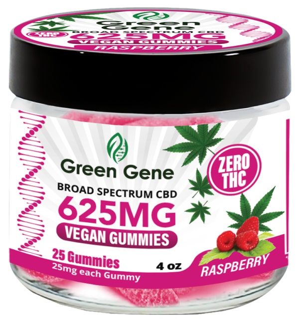 Green Genie CBD Vegan Pectin Infused Gummies w/ B12 Vitamins (625MG - 2500MG) - Image 5