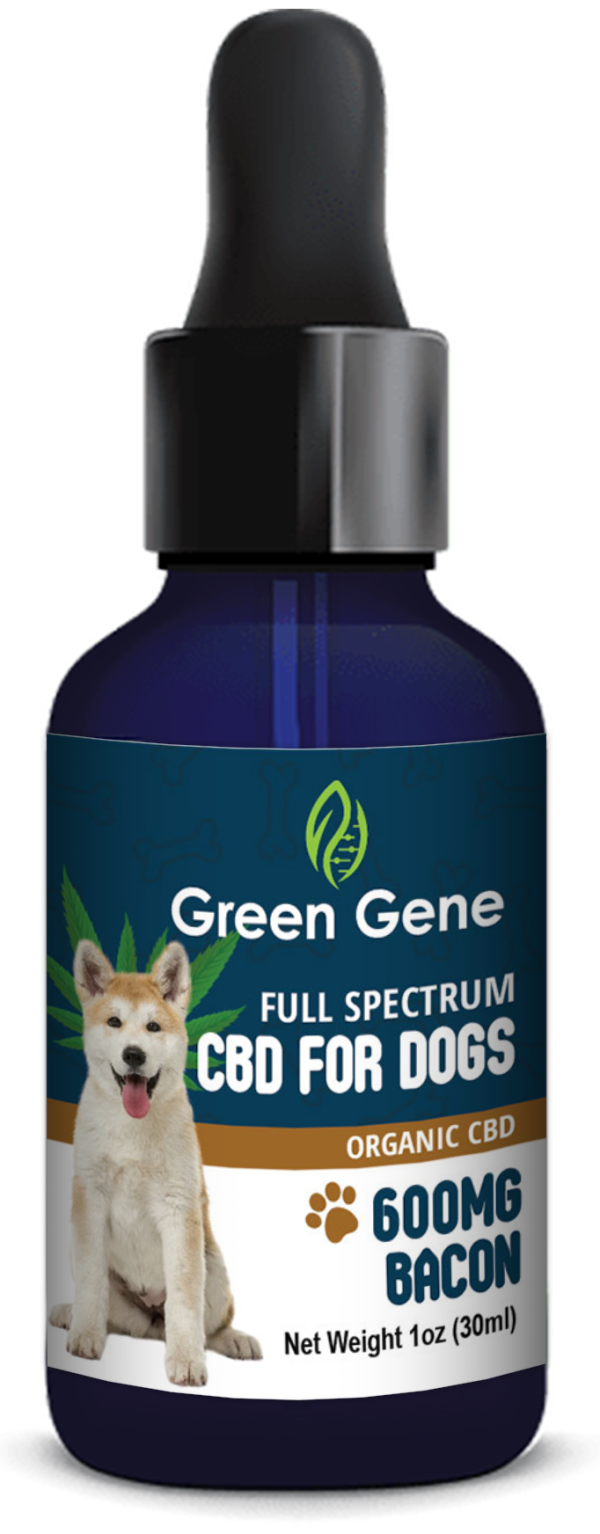 Full Spectrum CBD Oil for Dogs Bacon Flavor for Canine Happiness (300MG-600MG) - Image 2
